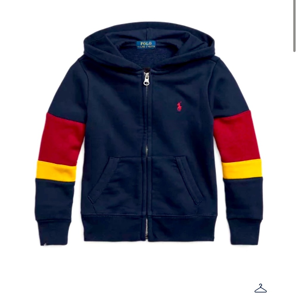 Ralph Lauren Toddler Corduroy-Logo Fleece Full-Zip Hoodie